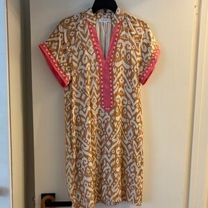 THML Pink and Gold Mini Dress